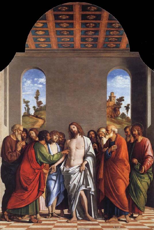 MORONI, Giovanni Battista The Incredulity of Saint Thomas Norge oil painting art